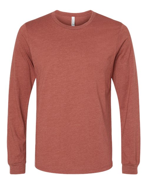 Heathered Soft Jersey Long Sleeve T-shirt