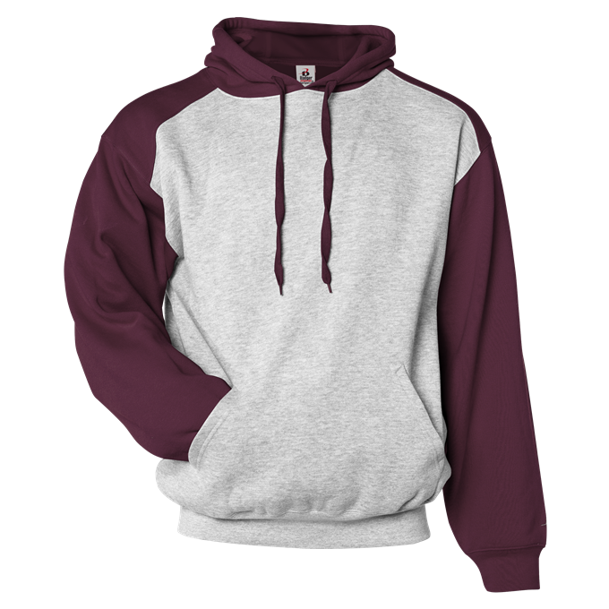 Contrast Hooded Sweatshirt
