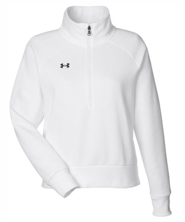 Ladies Under Armour Rival 1/4 Zip Sweatshirt