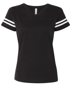 Ladies Vintage Football T