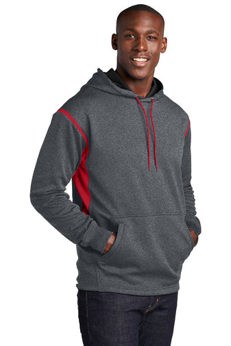 Performance Sport-Tek  Colorblock Hooded Sweatshirt
