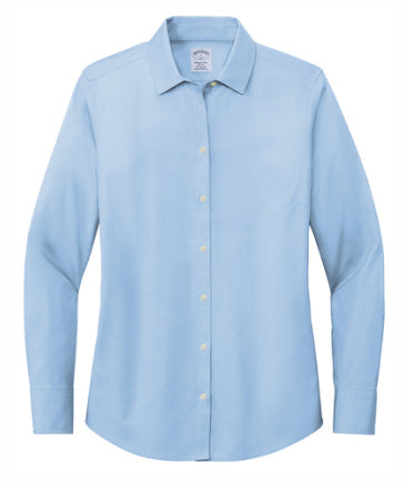 Ladies Wrinkle-Free Stretch Pinpoint Long Sleeve Shirt
