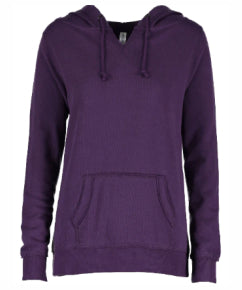 Ladies V-Notch Hooded Sweatshirt