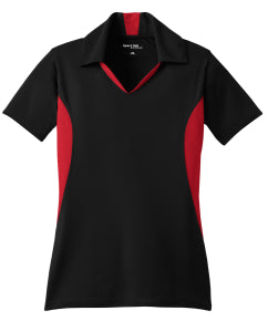 Ladies Performance Side Blocked Polo