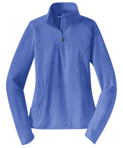Ladies Stretch 1/2 Zip Performance
