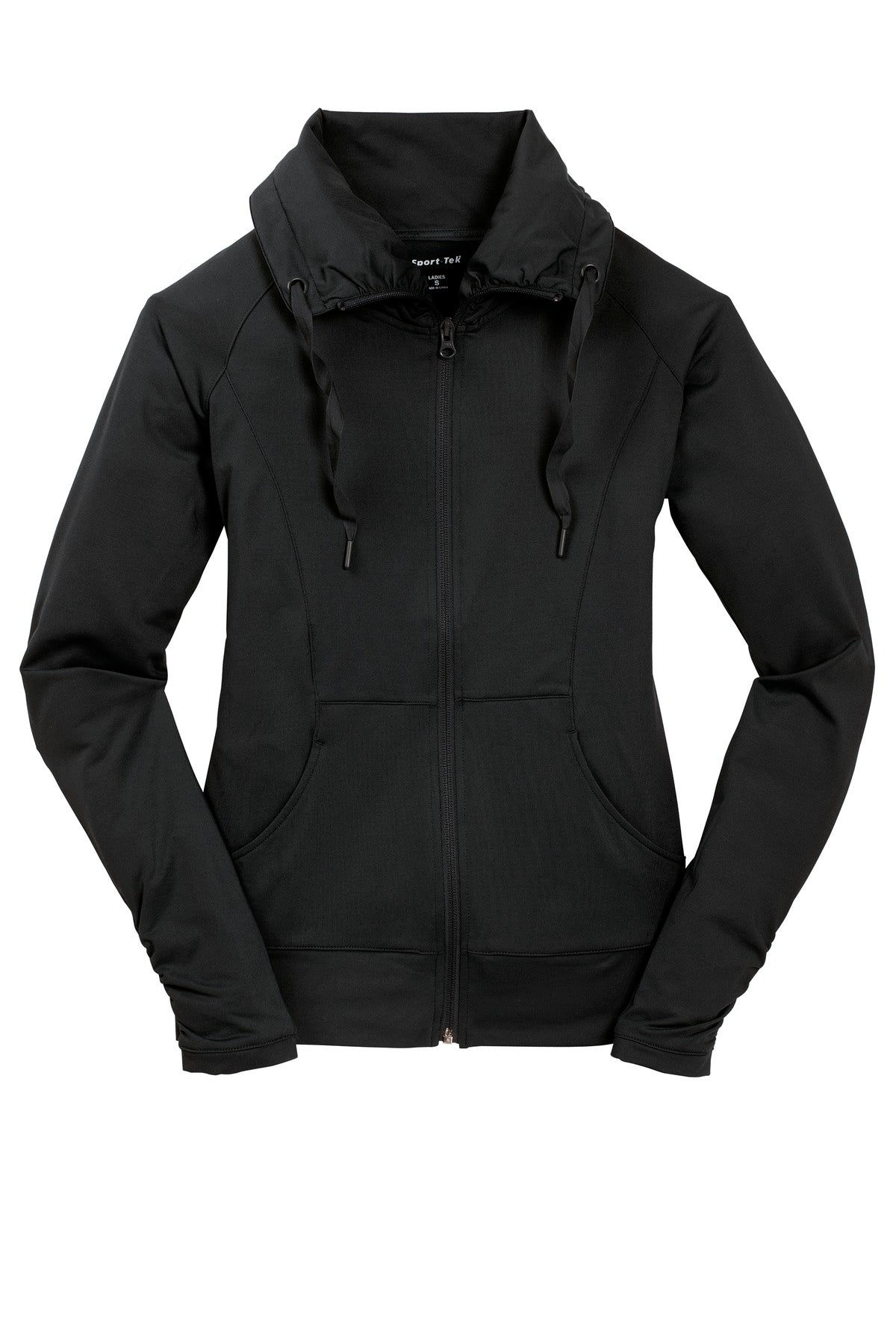 Ladies Stretch Cowl Neck Full-Zip