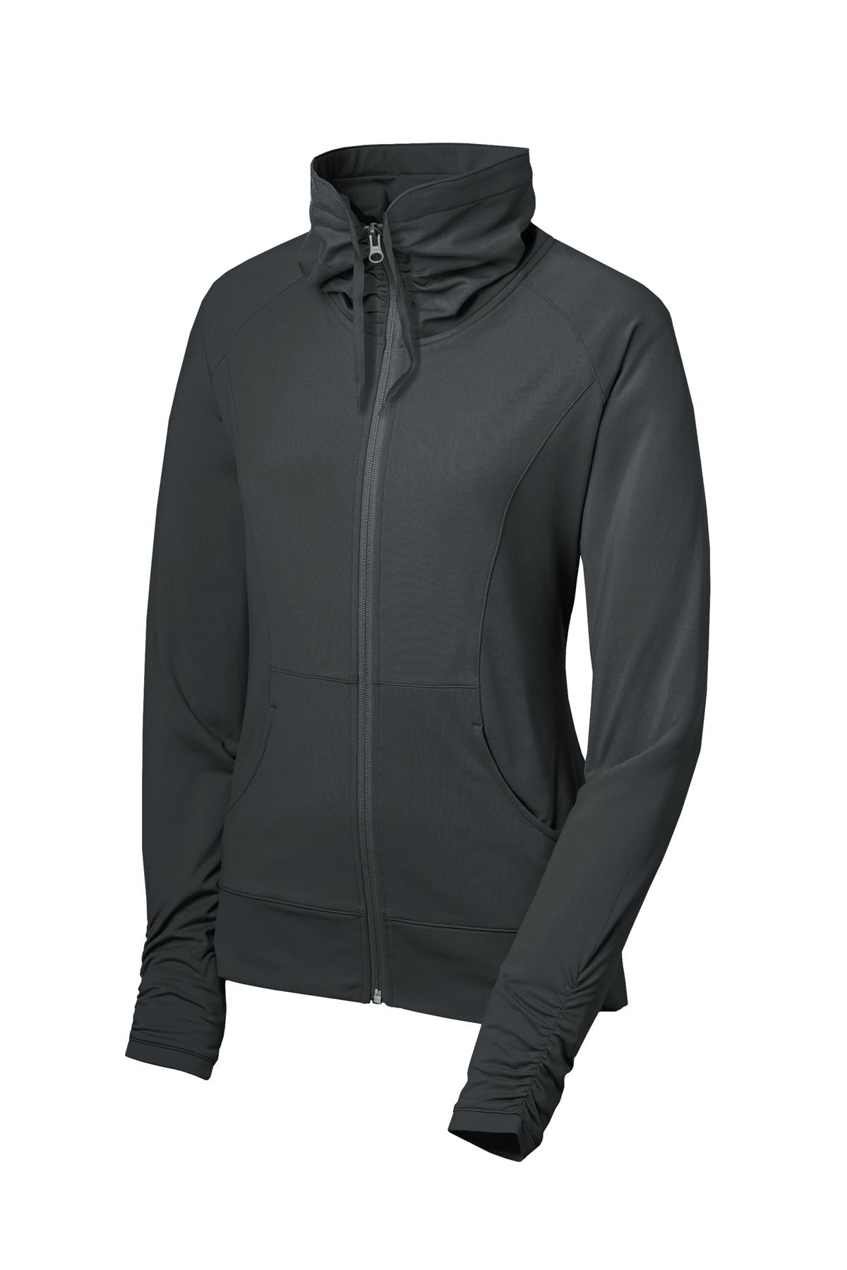 Ladies Stretch Cowl Neck Full-Zip
