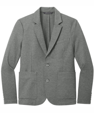 Relaxed Knit Blazer