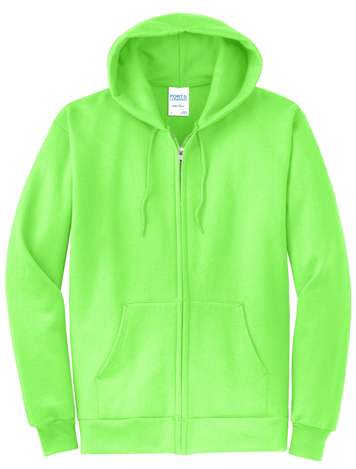 Basic Full-Zip Hooded Sweatshirt
