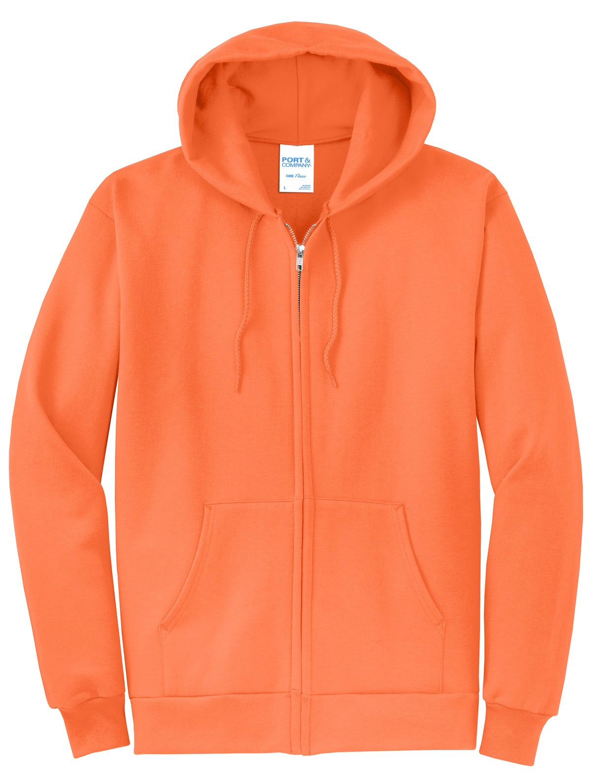 Basic Full-Zip Hooded Sweatshirt