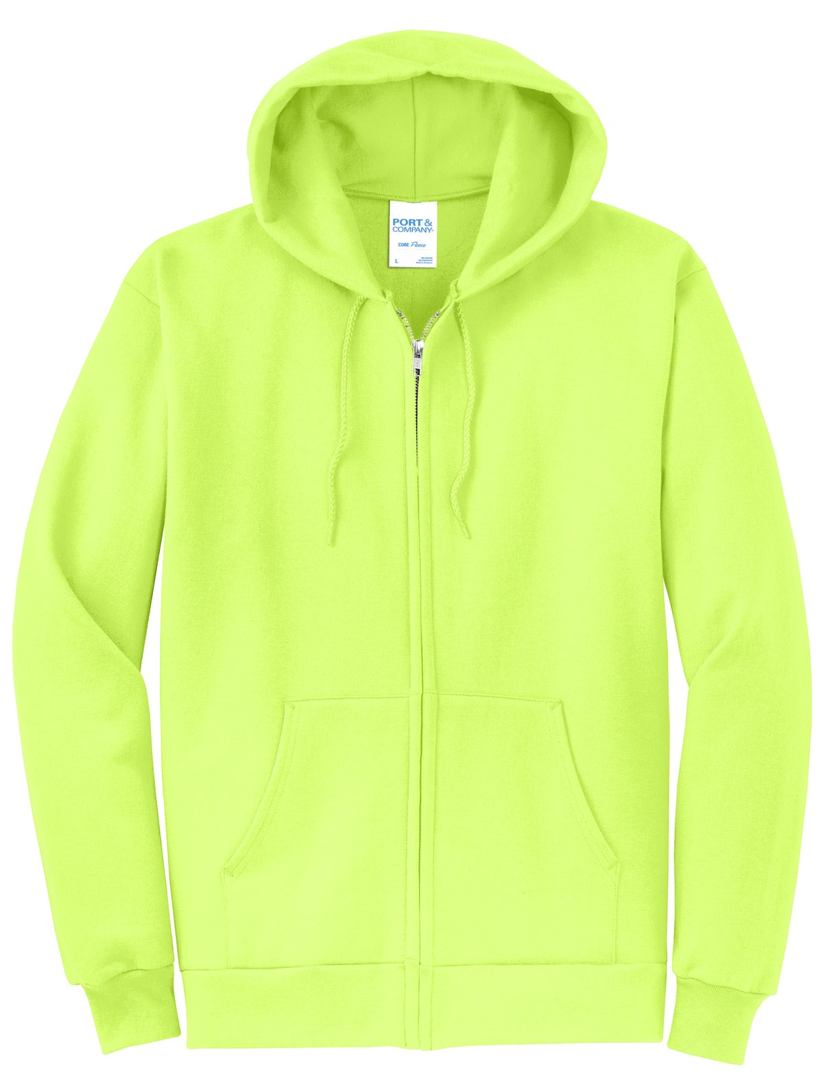 Basic Full-Zip Hooded Sweatshirt