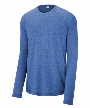 Long Sleeve Tri-Blend Wicking Raglan Tee