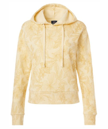 Ladies Maddie Floral Print Hooded Sweatshirt