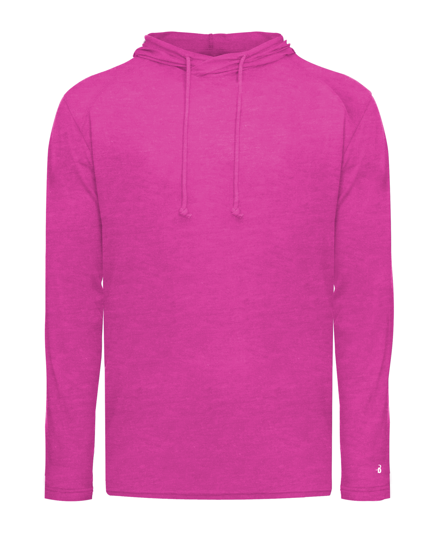 Triblend Hooded Long Sleeve T