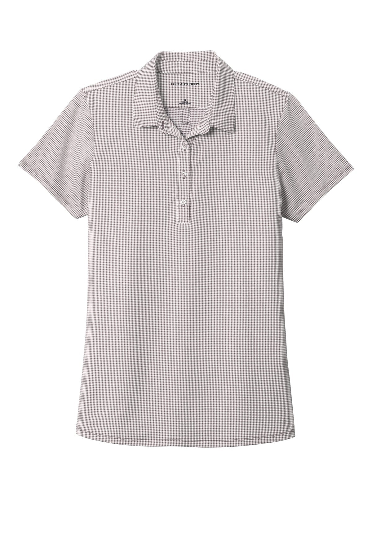 Ladies Gingham Polo Shirt