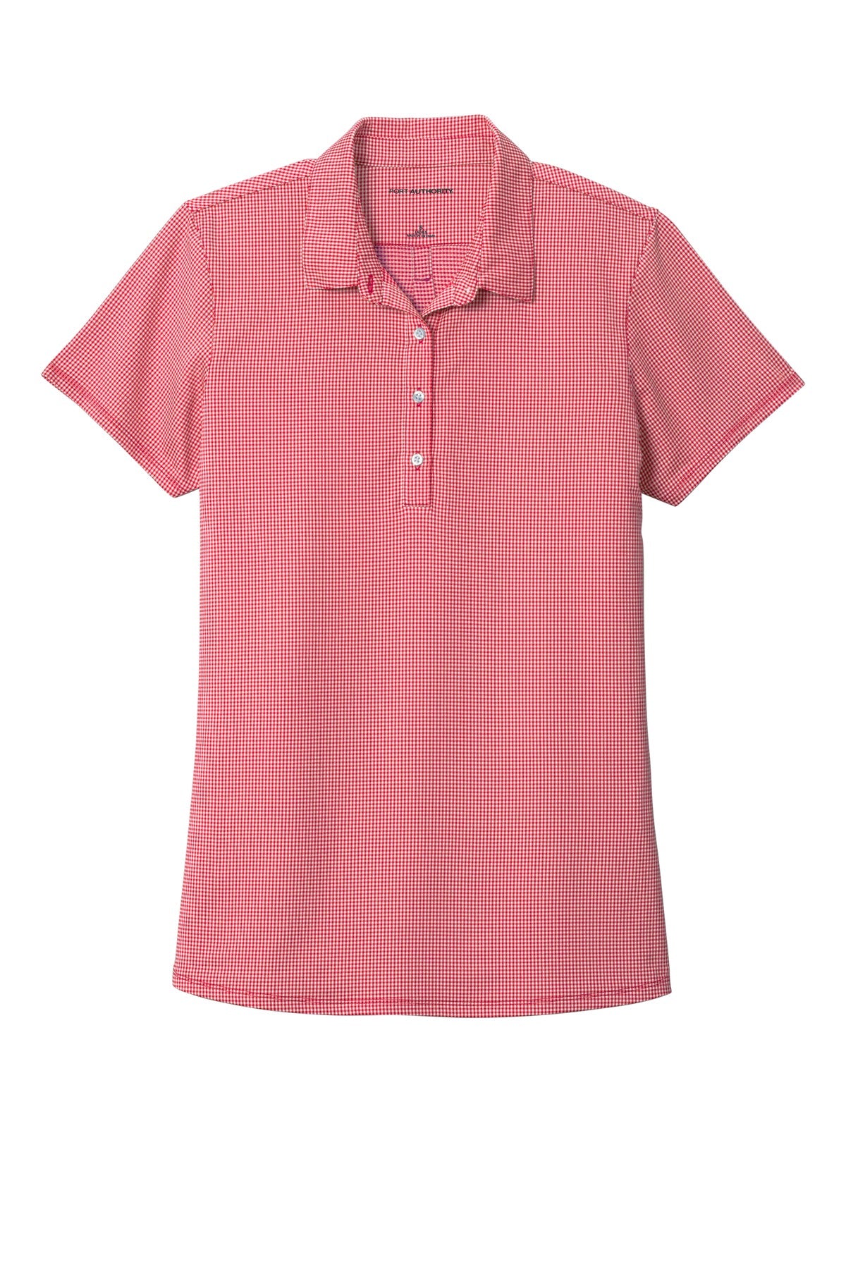 Ladies Gingham Polo Shirt