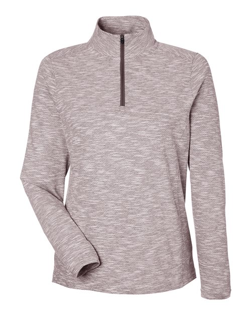 Ladies Eclipse Jacquard Textured 1/4 Zip