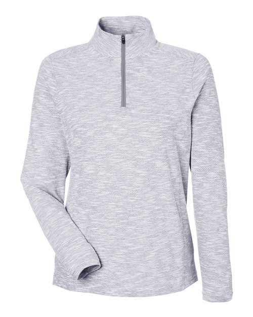 Ladies Eclipse Jacquard Textured 1/4 Zip