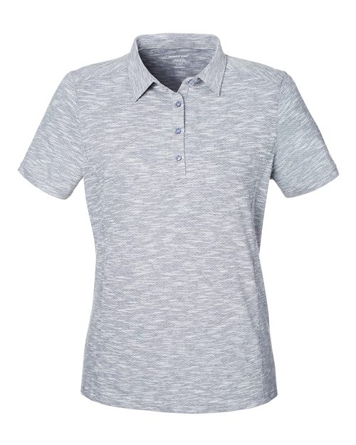 Ladies Eclipse Jacquard Textured Polo Shirt