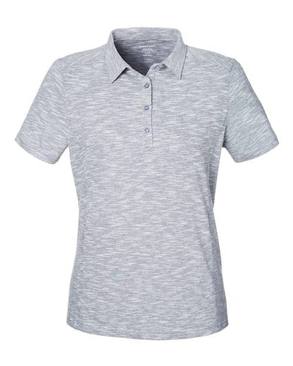 Ladies Eclipse Jacquard Textured Polo Shirt