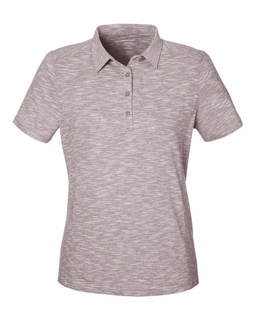 Ladies Eclipse Jacquard Textured Polo Shirt
