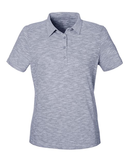 Ladies Eclipse Jacquard Textured Polo Shirt
