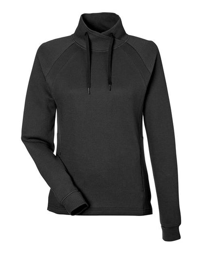 Ladies Rhythm Waffle 1/4 Zip Pullover