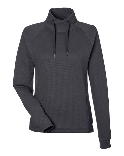 Ladies Rhythm Waffle 1/4 Zip Pullover