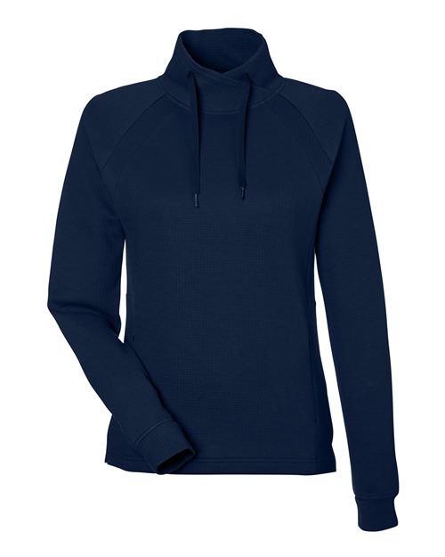 Ladies Rhythm Waffle 1/4 Zip Pullover