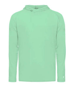 Triblend Hooded Long Sleeve T
