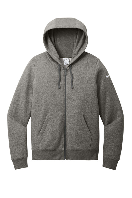 Ladies NIKE Club Fleece Full-Zip Hooded Sweatshirt