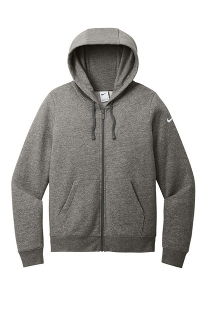 Ladies NIKE Club Fleece Full-Zip Hooded Sweatshirt