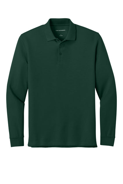 Wearever Signature Pique Long Sleeve Polo Shirt