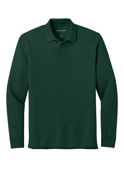 Wearever Signature Pique Long Sleeve Polo Shirt