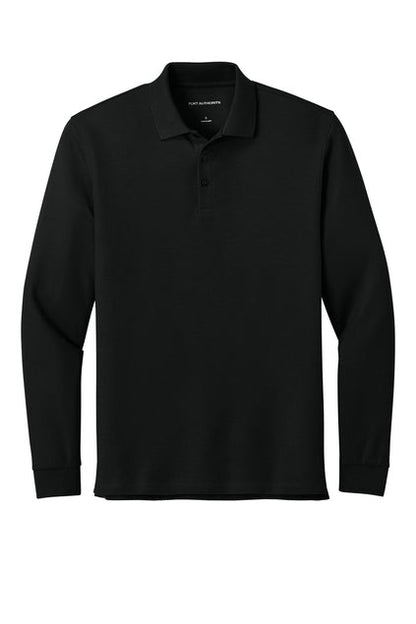 Wearever Signature Pique Long Sleeve Polo Shirt