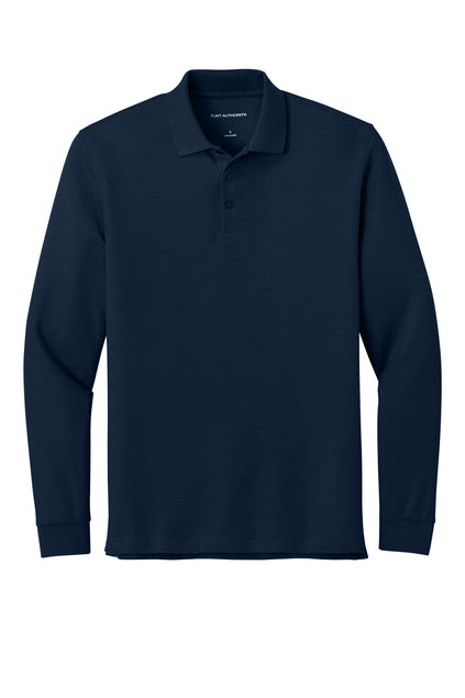Wearever Signature Pique Long Sleeve Polo Shirt