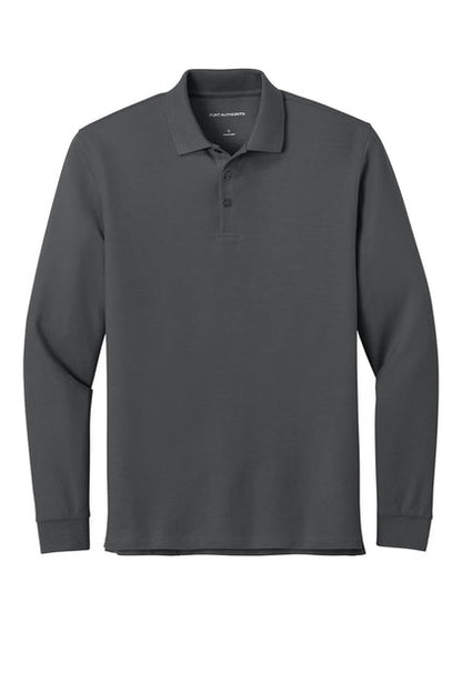 Wearever Signature Pique Long Sleeve Polo Shirt
