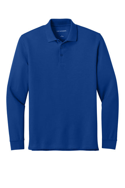 Wearever Signature Pique Long Sleeve Polo Shirt