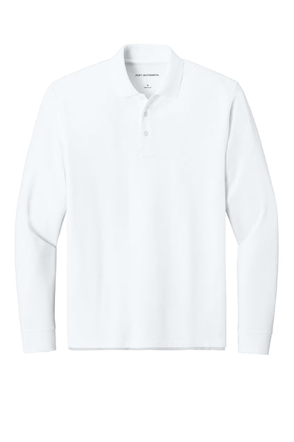 Wearever Signature Pique Long Sleeve Polo Shirt