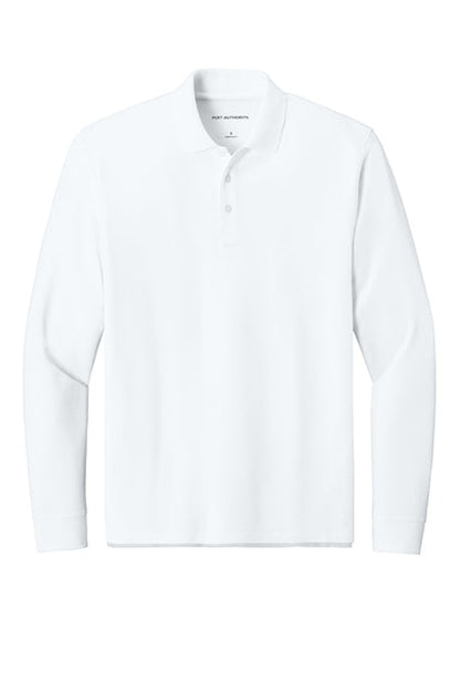 Wearever Signature Pique Long Sleeve Polo Shirt