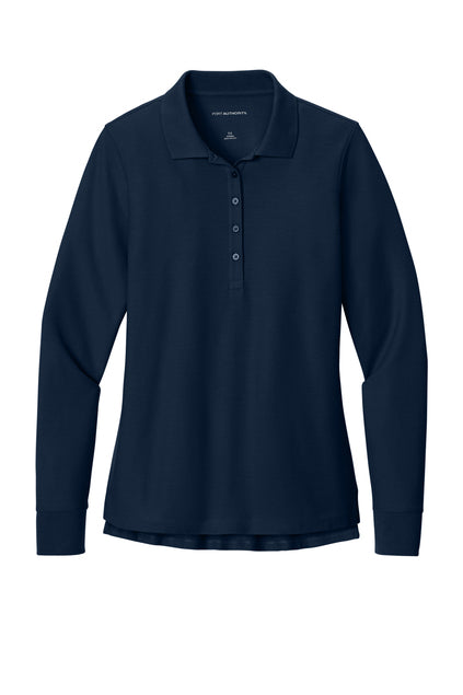 Ladies Wearever Signature Pique Long Sleeve Polo