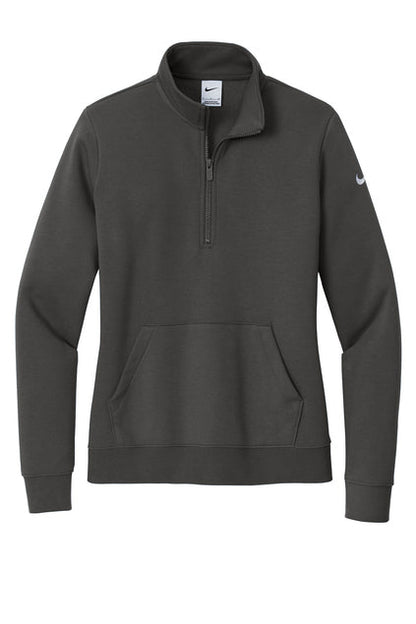Ladies NIKE Club Fleece 1/2 Zip Sweatshirt
