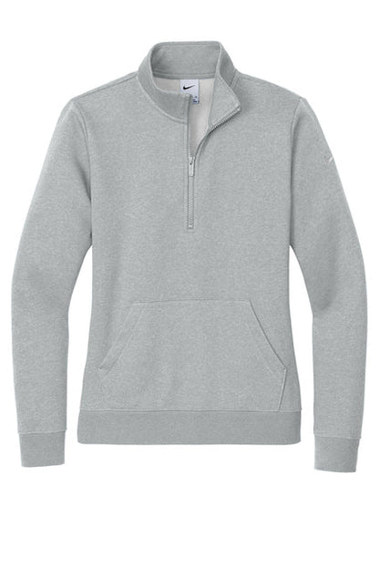Ladies NIKE Club Fleece 1/2 Zip Sweatshirt