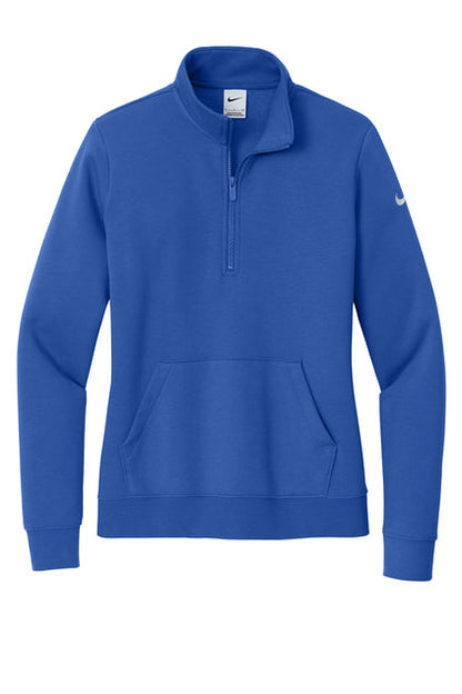 Ladies NIKE Club Fleece 1/2 Zip Sweatshirt