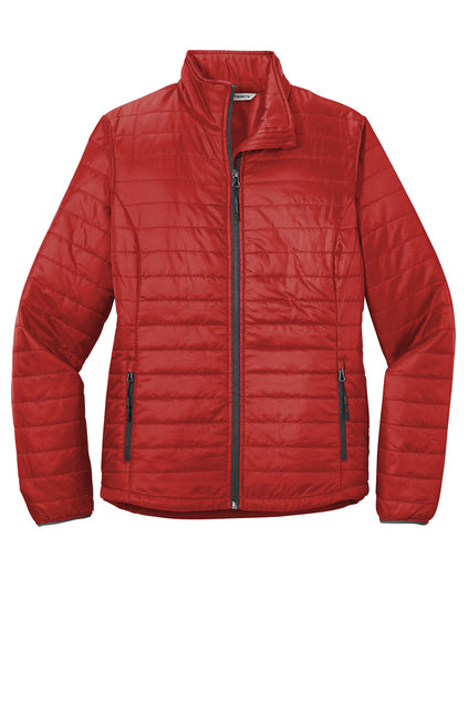 Ladies Packable Puffy Jacket