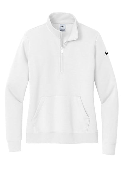 Ladies NIKE Club Fleece 1/2 Zip Sweatshirt
