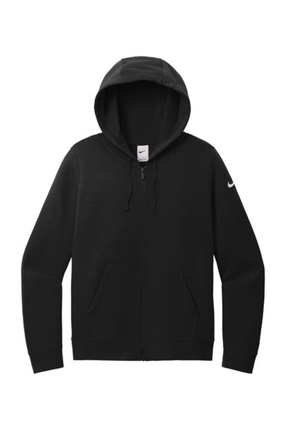 Ladies NIKE Club Fleece Full-Zip Hooded Sweatshirt