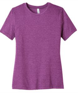 Ladies Heathered Relaxed Jersey Tee