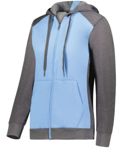 Ladies Three-Season Full-Zip Hooded Sweatshirt