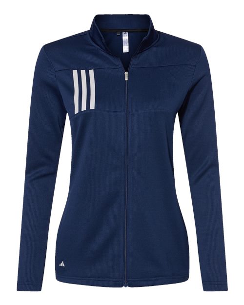 Ladies Adidas 3 Stripe Full-Zip